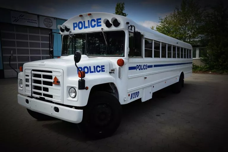 Police party bus