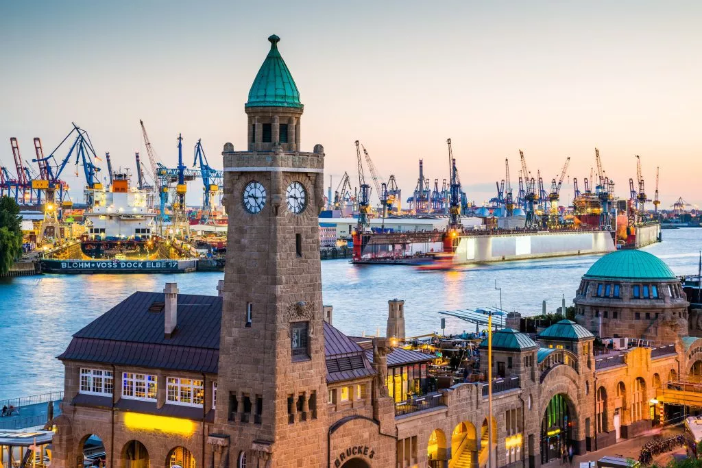 El puerto de Hamburgo